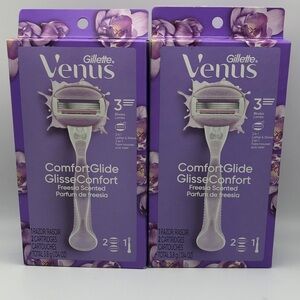 Gillette Venus ComfortGlide Razors - Purple pack of 2